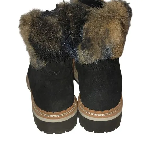 Sam Edelman Bronte Faux Shearling Suede Hiking Boots, 7