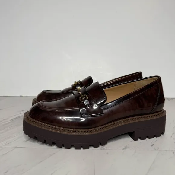 Sam Edelman Laurs Lug Sole Brown Loafer 9 1/2 M