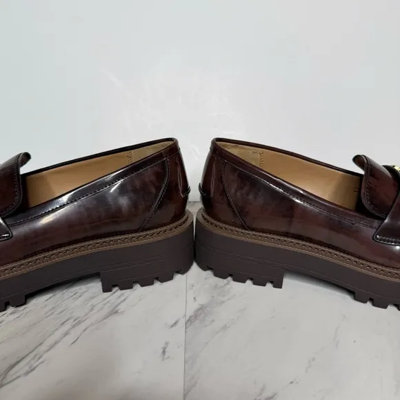 Sam Edelman Laurs Lug Sole Brown Loafer 9 1/2 M