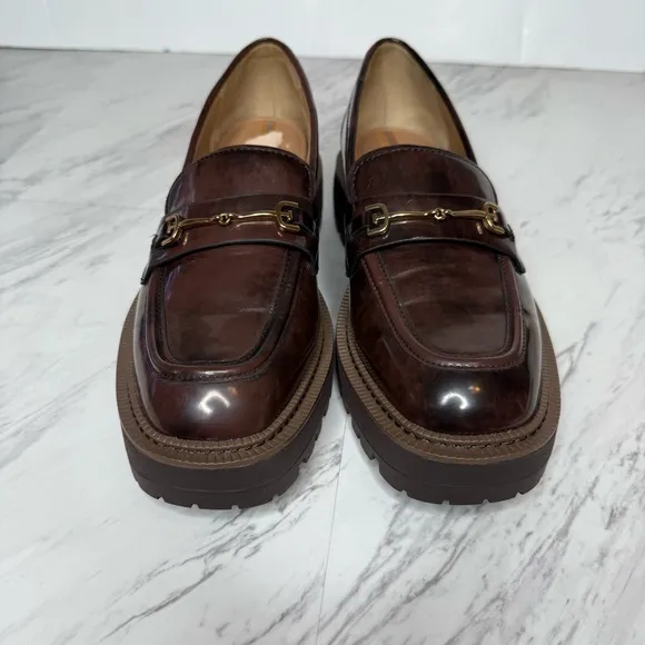 Sam Edelman Laurs Lug Sole Brown Loafer 9 1/2 M