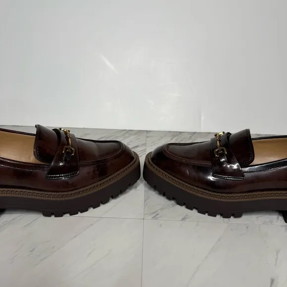 Sam Edelman Laurs Lug Sole Brown Loafer 9 1/2 M