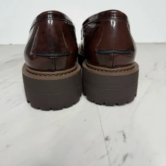 Sam Edelman Laurs Lug Sole Brown Loafer 9 1/2 M