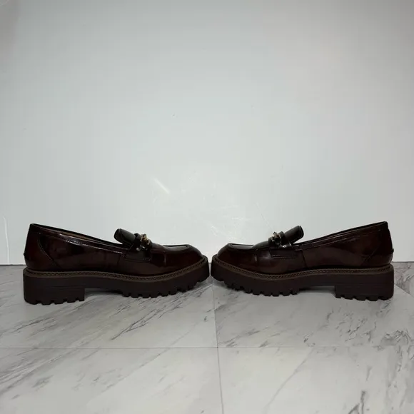 Sam Edelman Laurs Lug Sole Brown Loafer 9 1/2 M