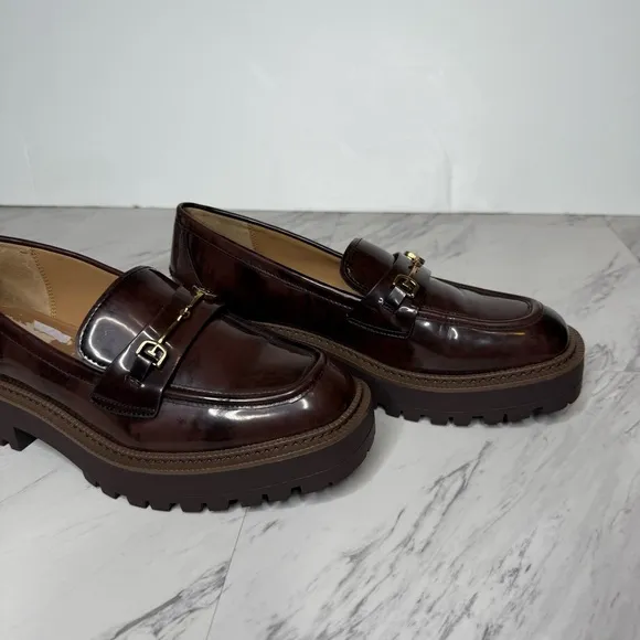 Sam Edelman Laurs Lug Sole Brown Loafer 9 1/2 M