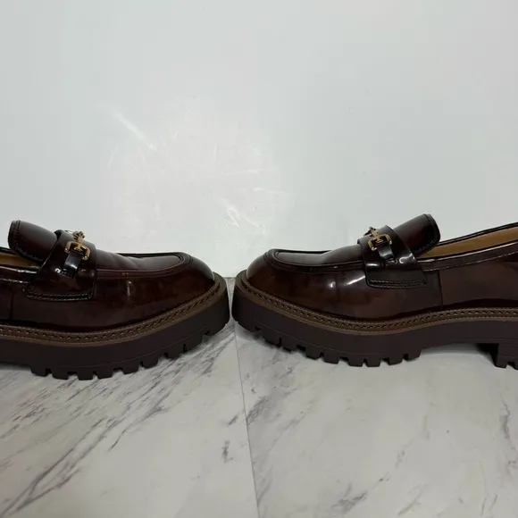 Sam Edelman Laurs Lug Sole Brown Loafer 9 1/2 M