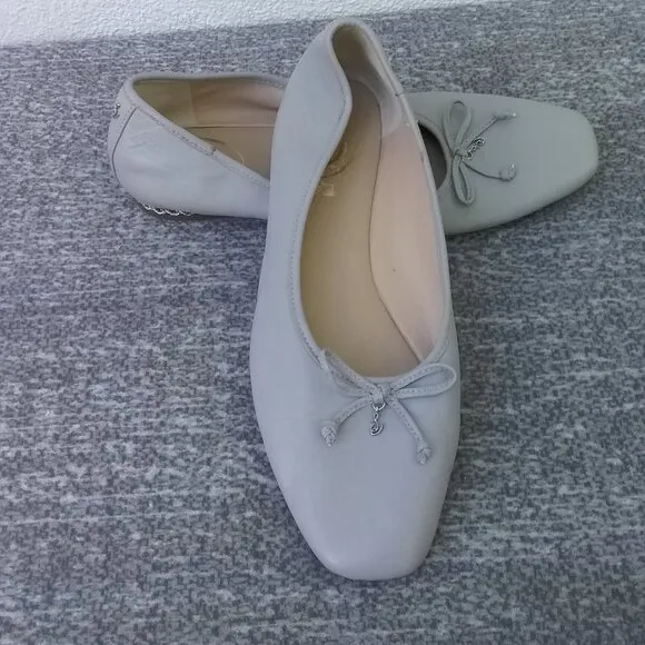 Sam Edelman Shoes Women's 9 Gray High Quality Flats Preppy Classic Chic Ballet