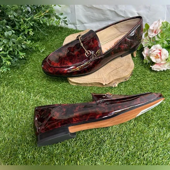 SAM EDELMAN WOMEN Loraine Bit Loafers $150 Size 9.5 Color: Coffee Multi NEW
