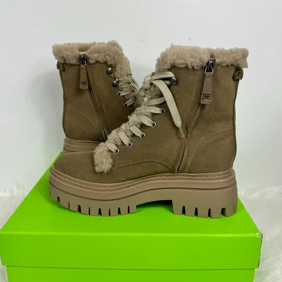 Sam Edelman Women's Kyler 2 Lace Up Cold Weather Boots Size 9.5