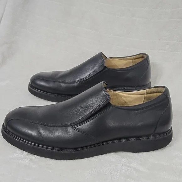 Sam Hubbard Loafers Men's 11.5 Black Rafael Hybrid Vibram Sole Business Comfort
