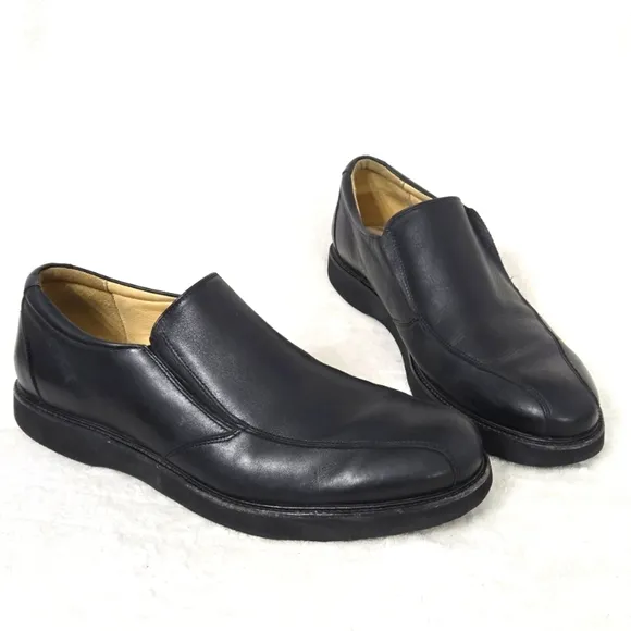 Sam Hubbard Loafers Men's 11.5 Black Rafael Hybrid Vibram Sole Business Comfort