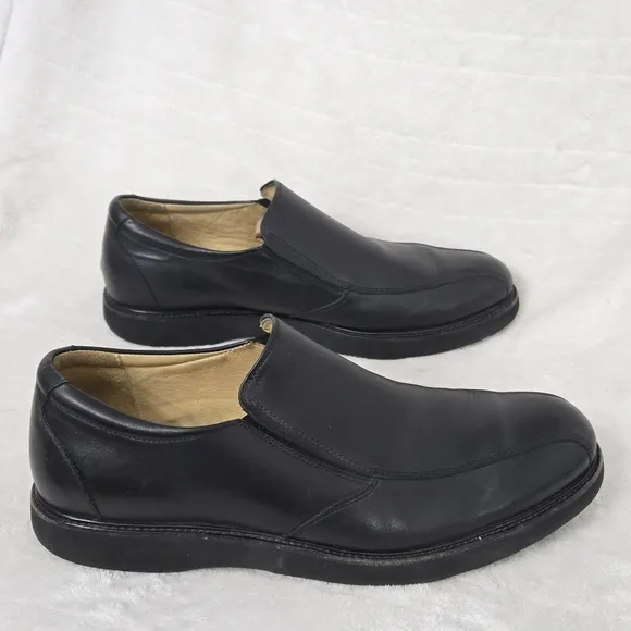 Sam Hubbard Loafers Men's 11.5 Black Rafael Hybrid Vibram Sole Business Comfort