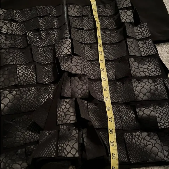SAMUEL DONG unique black trench jacket coat
