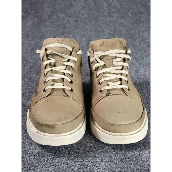 Samuel Hubbard Fast Taupe‎ Nubuck Sneakers Men Sz 12 Vibram Casual Walking
