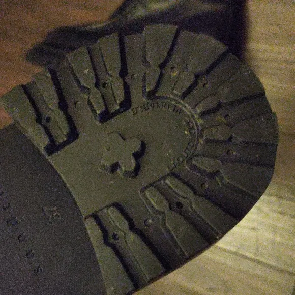 Sandro Eldorado Quilted Black Leather Lace-up Boots