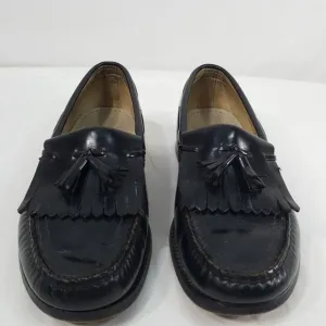 SAS Kiltie Tassel Black Loafers Men's Size 7.5