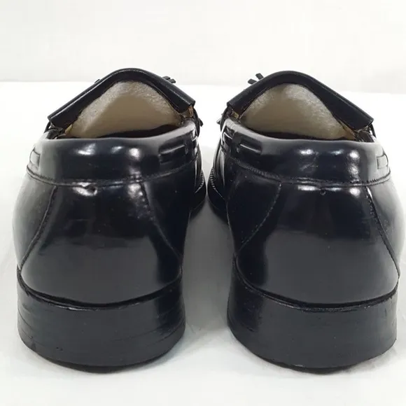 SAS Kiltie Tassel Black Loafers Men's Size 7.5
