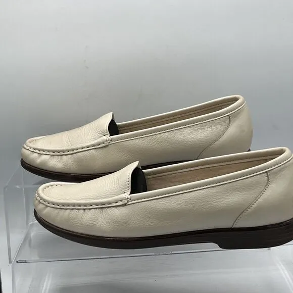 SAS Simplify Tripad Comfort Loafers Womens Size 9.5W Pearl Bone Neutral