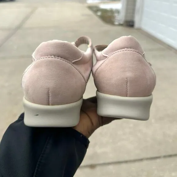 SAS Women's Willow EZ Strap Walking Shoe Slip On Loafers Size 10 Pink