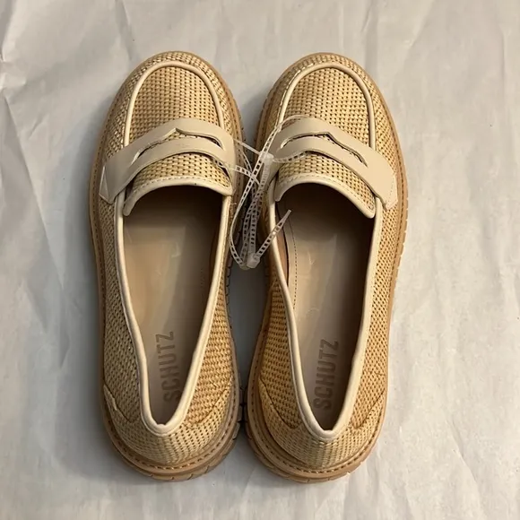 SCHUTZ  Viola Woven Loafers