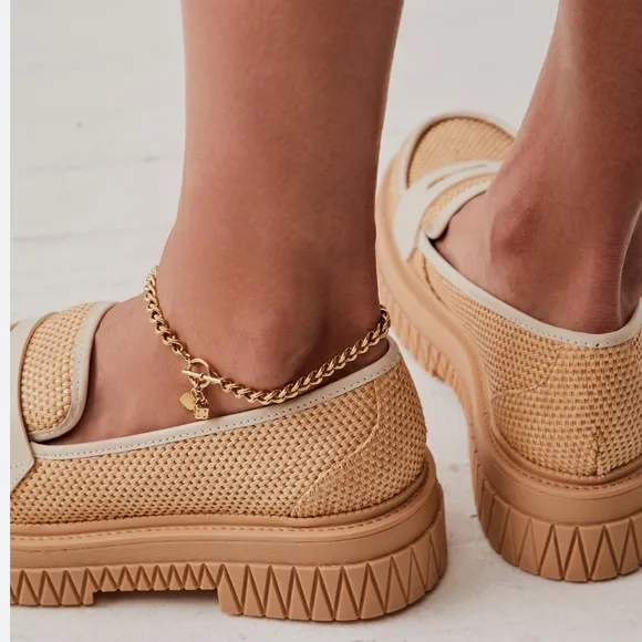 SCHUTZ  Viola Woven Loafers