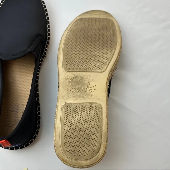 Seastar Mariner Neoprene Beachwear Black Espadrilles 10