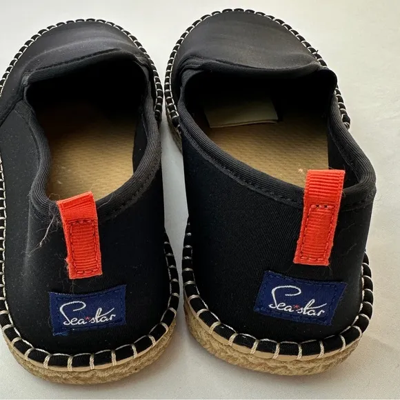 Seastar Mariner Neoprene Beachwear Black Espadrilles 10