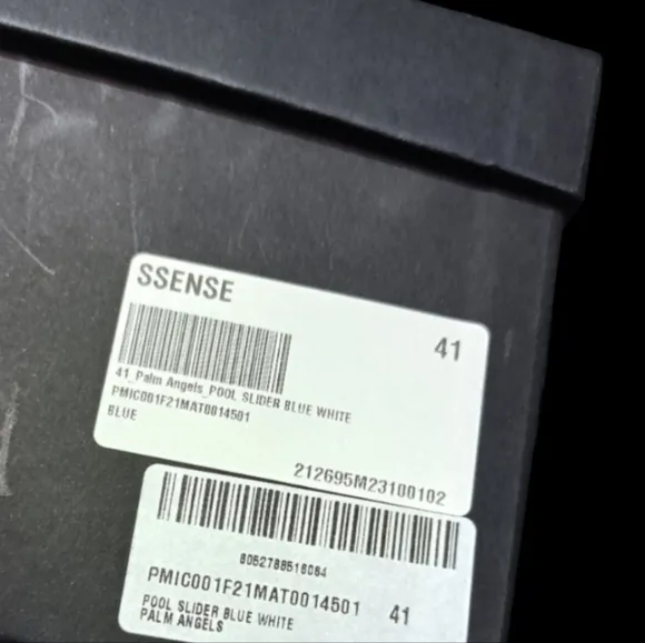 SEND OFFERS Palm Angels Slides (Size 8 Mens) Authentic