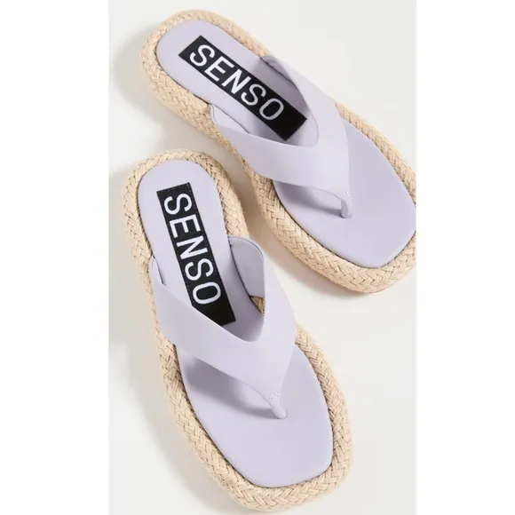 Senso Bianca Sandals Flip Flop Espadrilles