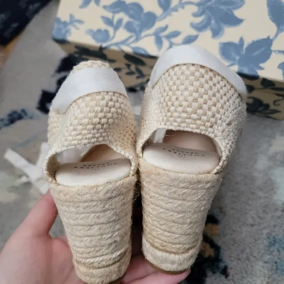 Sezane Diane Espadrilles in Ecru size 38 NEW