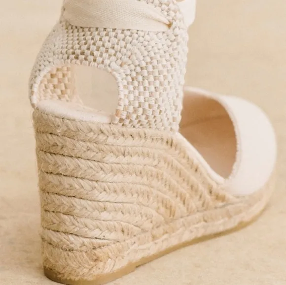 Sezane Diane Espadrilles in Ecru size 38 NEW