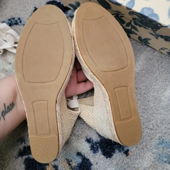 Sezane Diane Espadrilles in Ecru size 38 NEW