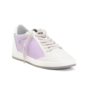 SHUSHOP Lilac Leather Park Low Top Sneakers