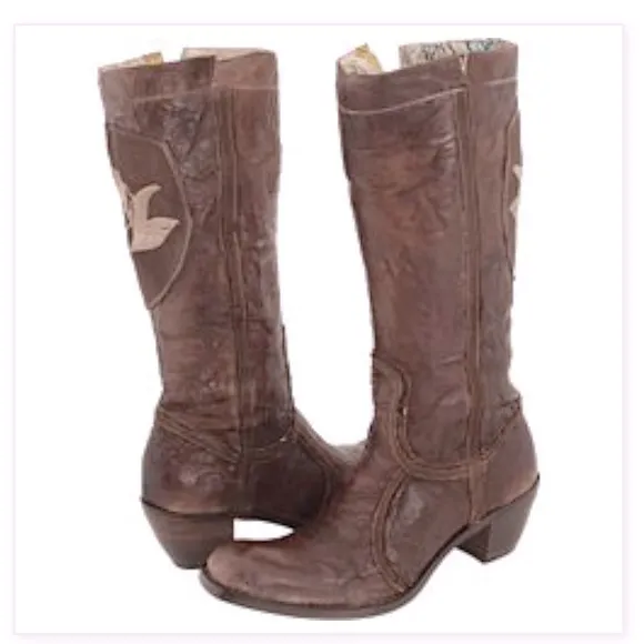 Siren by Mark Nason Villa Boot Dark Brown Rare!
