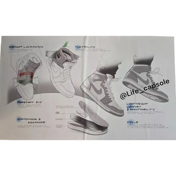 Size 10 Nike Air Jordan 1 High Zoom CMFT 2 Sail Legend‎ Coffee DV1307-120 Men's