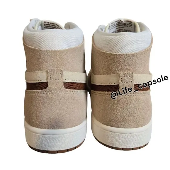 Size 10 Nike Air Jordan 1 High Zoom CMFT 2 Sail Legend‎ Coffee DV1307-120 Men's