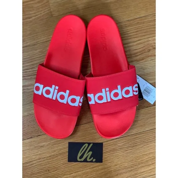 Size 12 Adidas Adilette Comfort Slide &quot;Red&quot;