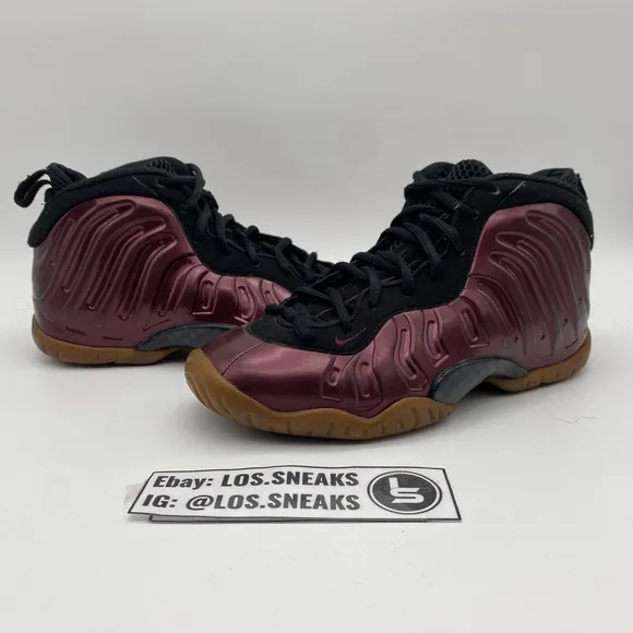 Size 4y (GS) - Nike Little Posite One Mid Night Maroon (644791-600)