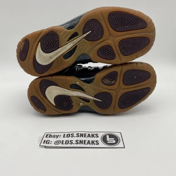 Size 4y (GS) - Nike Little Posite One Mid Night Maroon (644791-600)