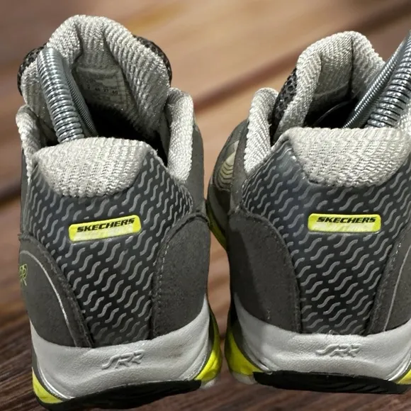 Skechers Shape Ups Resistance Gray Chunky Heel Sneakers for Women, Size 9.