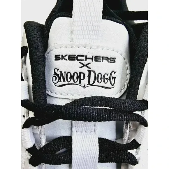 Skechers Size 10 Men's Snoop Dogg Stamina Dr Bombay Exploration White Sneakers