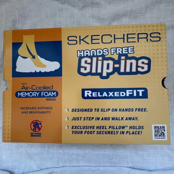 Skechers Slip On Sneakers Air-Cooled Memory Foam Shoes Gray SZ 9.5