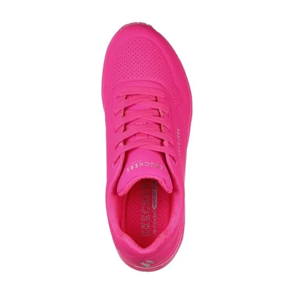 Skechers Uno - Night Shade Fashion Sneakers Sz 7 1/2 (SC 73667) NWOB Hot Pink