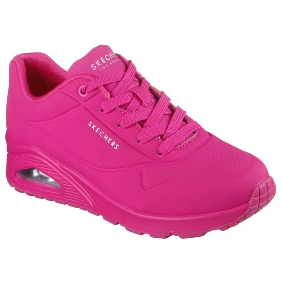 Skechers Uno - Night Shade Fashion Sneakers Sz 7 1/2 (SC 73667) NWOB Hot Pink