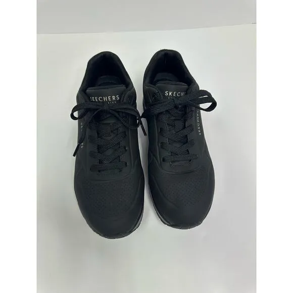 Skechers Women’s Uno - Stand on Air Sneakers, Black, Size 9