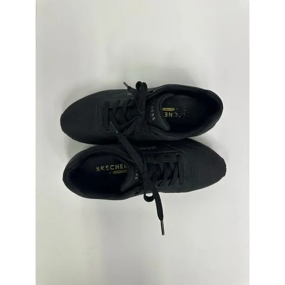 Skechers Women’s Uno - Stand on Air Sneakers, Black, Size 9
