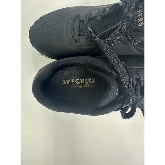 Skechers Women’s Uno - Stand on Air Sneakers, Black, Size 9