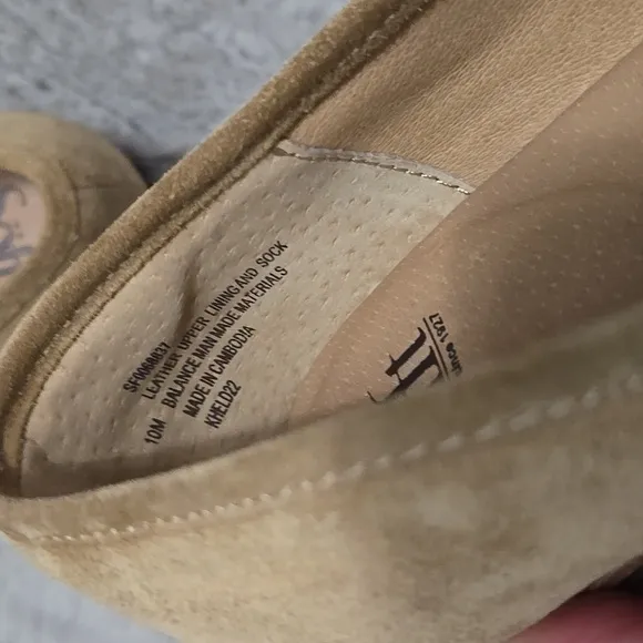 Sofft suede leather tan loafers