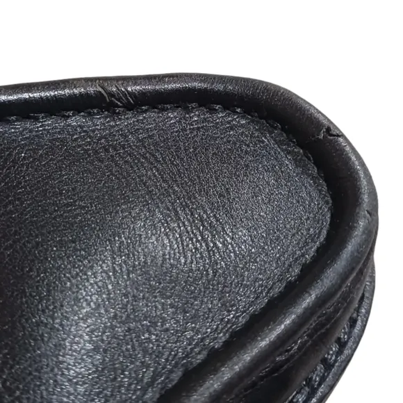 SOLD GUCCI Lug Sole Logo Embossed Loafers