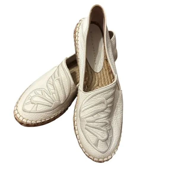 Sophia Webster Butterfly Espadrille Flats Size 37.5