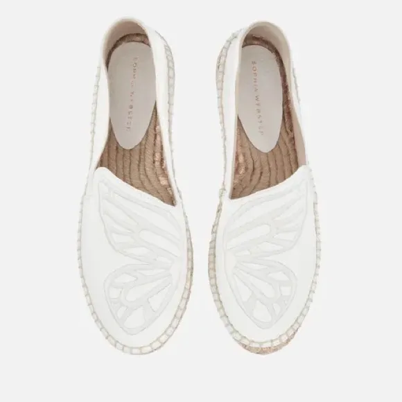 Sophia Webster Butterfly Espadrille Flats Size 37.5